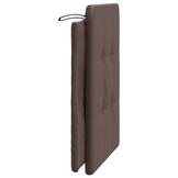 Hoofdbordkussen Kunstleer Bruin 90cm - 50% Korting!