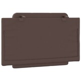 Hoofdbordkussen Kunstleer Bruin 90cm - 50% Korting!