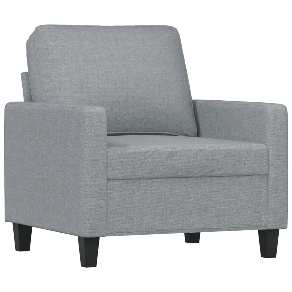 Driezitsbank 180 cm stof donkergrijs - 76% Korting!