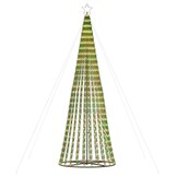 vidaXL LED Kerstboom Kleurrijk 300 cm - 61% Korting!