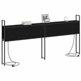 Bergend Hoofdeinde Zwart Eiken met Oplaadstation (62% Korting)