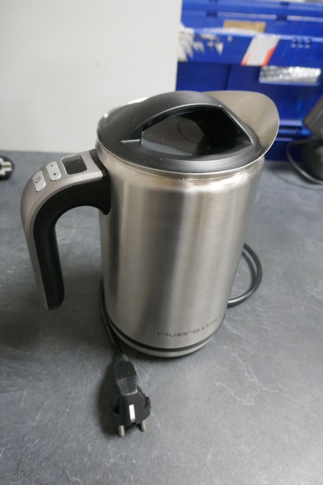 RVS Waterkoker 1L Zwart - 62% Korting