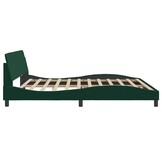 vidaXL Donkergroen Fluwelen Bedframe 200x200 cm - 43% Korting!