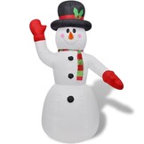 VidaXL Opblaasbare Sneeuwpop 240cm - 74% Korting!