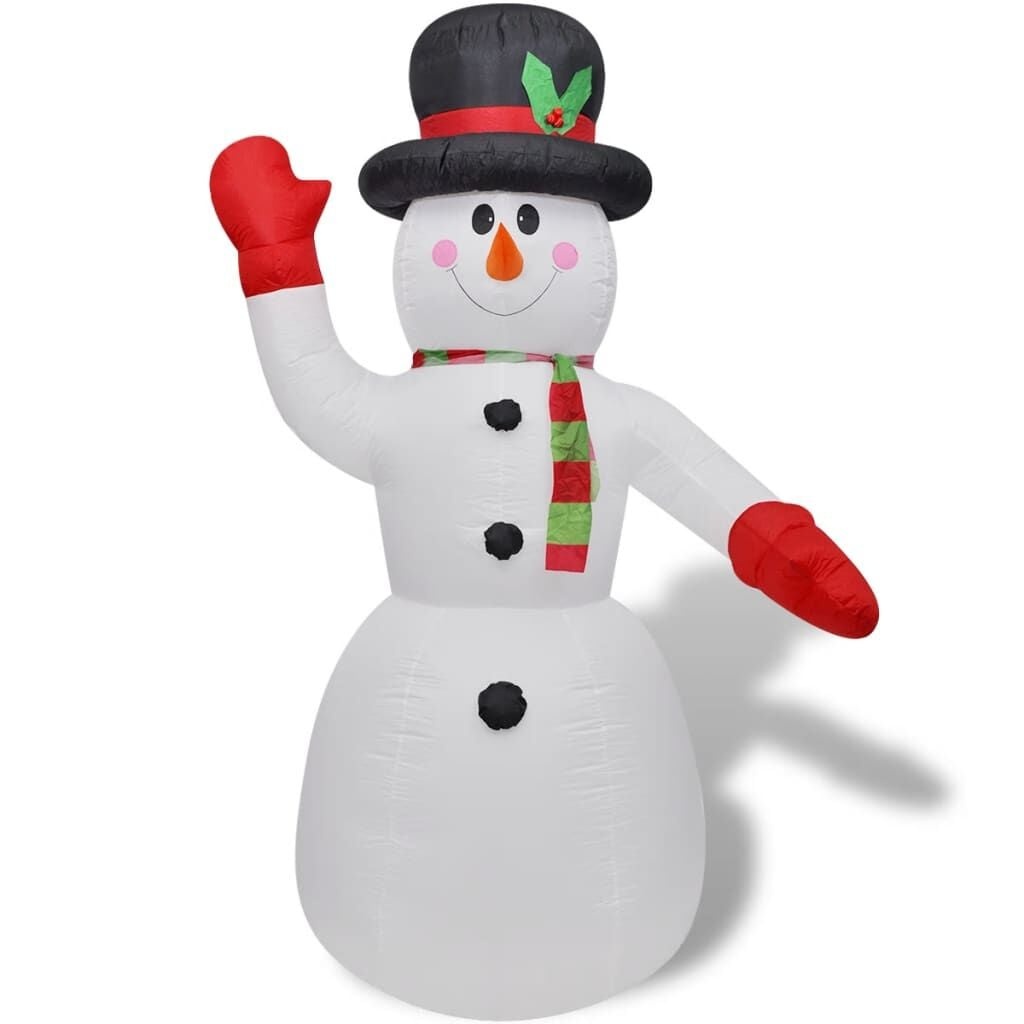VidaXL Opblaasbare Sneeuwpop 240cm - 74% Korting!