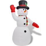 VidaXL Opblaasbare Sneeuwpop 240cm - 74% Korting!