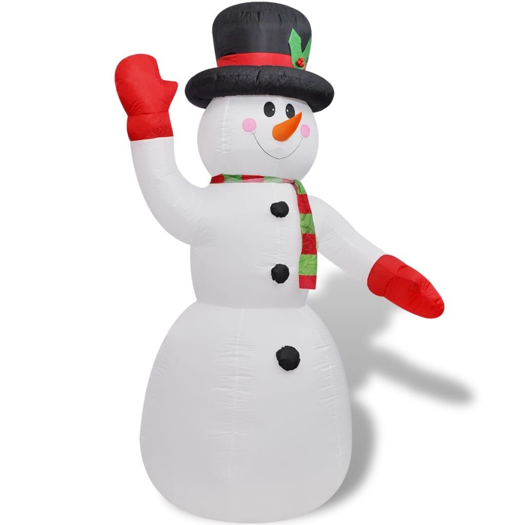 VidaXL Opblaasbare Sneeuwpop 240cm - 74% Korting!