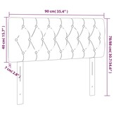 vidaXL Hoofdbord Lichtgrijs - 55% Korting!