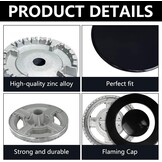 59% Korting: Gaskookplaat Afdekking & Branderkroon Set - Zinklegering