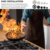 59% Korting: Gaskookplaat Afdekking & Branderkroon Set - Zinklegering