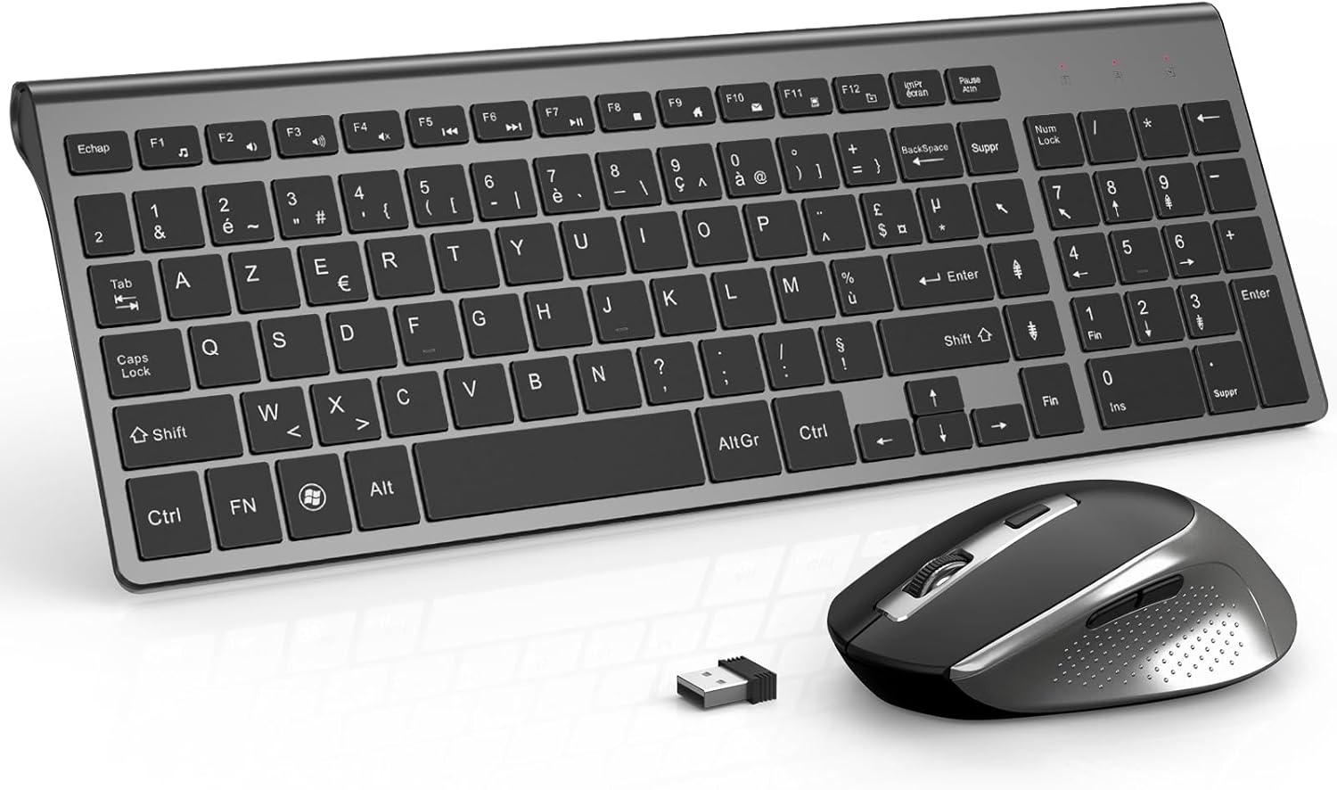 Draadloos AZERTY Toetsenbord & Muis Set - 63% Korting!