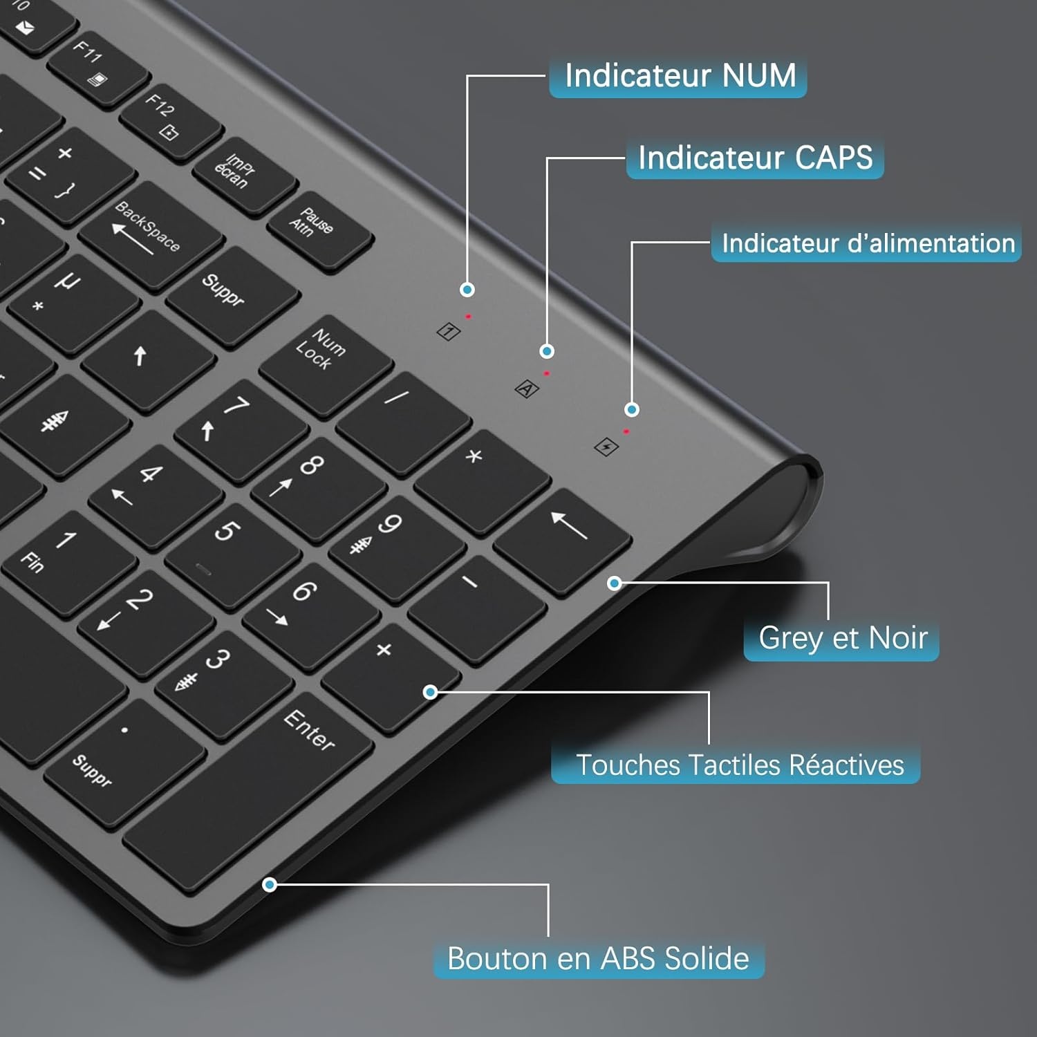 Draadloos AZERTY Toetsenbord & Muis Set - 63% Korting!