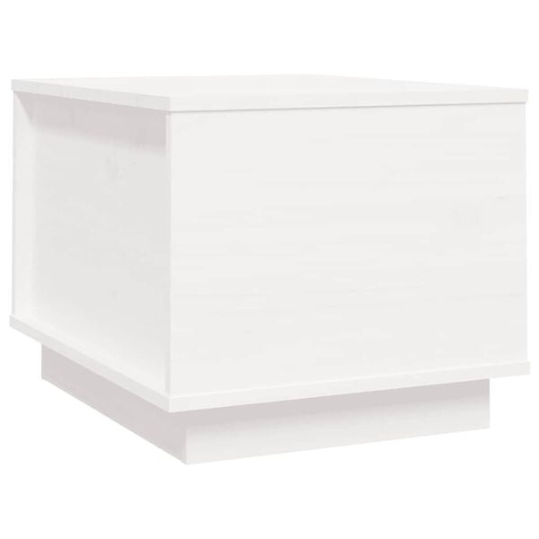 VidaXL Salontafel Grenenhout Wit - 40x50x35 cm (84% Korting!)