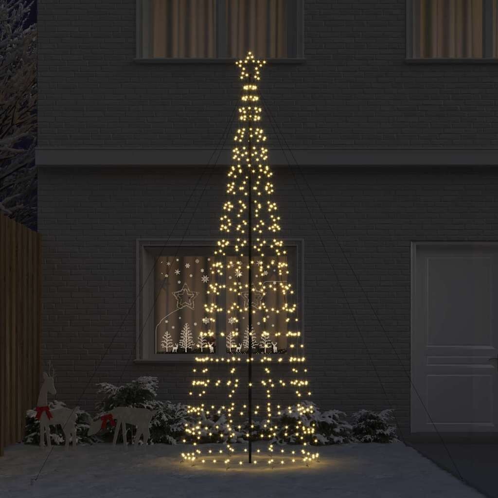 vidaXL LED Kerstboom 400cm Warmwit - 75% Korting!