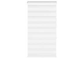 vidaXL Zebra Rolgordijn Wit - 90x150cm (48% Korting)