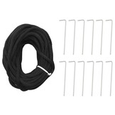 vidaXL Kerstboom LED aan Vlaggenmast - Warm Wit (500 cm, 1534 LEDs) - 52% Korting!