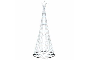 vidaXL LED Kerstboom Koudwit - 250cm - 52% Korting
