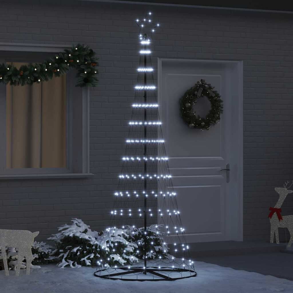 vidaXL LED Kerstboom Koudwit - 250cm - 52% Korting