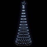 vidaXL LED Kerstboom Koudwit - 250cm - 52% Korting