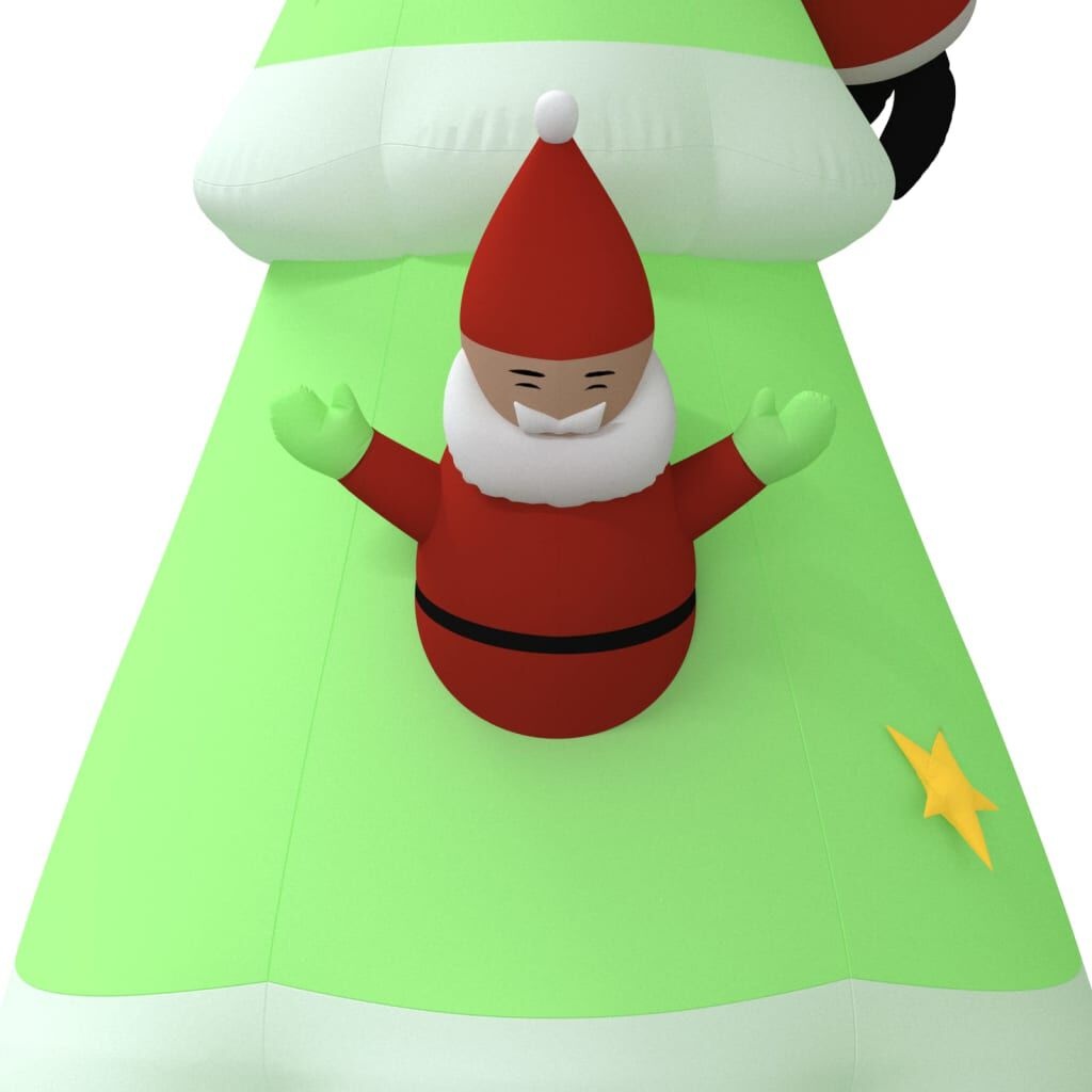 Opblaasbare Kerstboom met LED's - 500 cm - 61% Korting