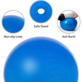 Ergonomische Balstoel 65cm met Linnen Hoes - 52% Korting!