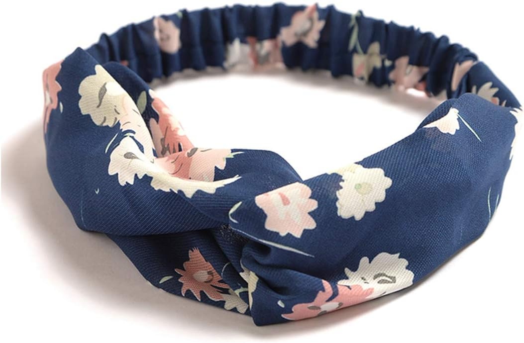 10 Boho Haarbanden Dames - Vintage Bloemprint, 48% Korting!