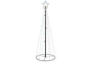Kerstboom Kegelvormig 108 LED Koudwit 70x180cm - 71% Korting!