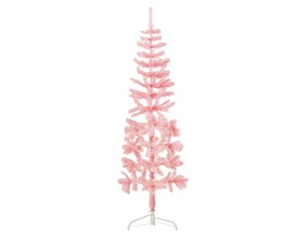 Roze Halve Kunstkerstboom 180cm - 39% Korting