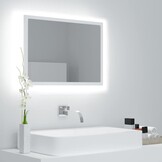 LED Badkamerspiegel Acryl Wit - 60x37 cm - 64% Korting!