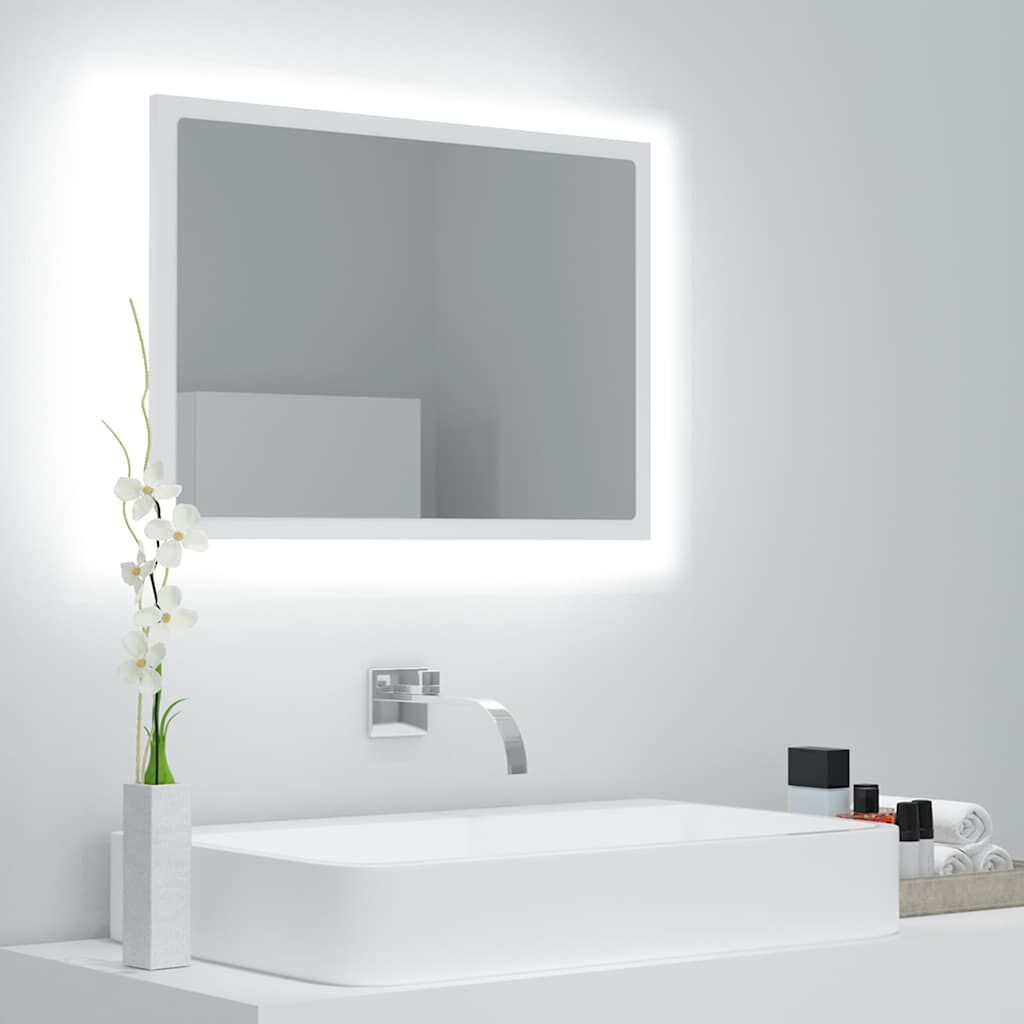 LED Badkamerspiegel Acryl Wit - 60x37 cm - 64% Korting!
