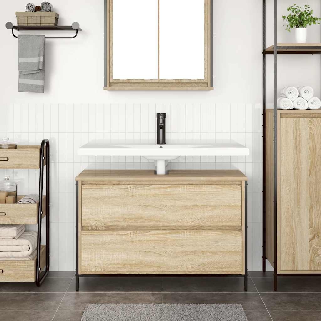 VidaXL Badkamerkast Sonoma Eiken - 60% Korting