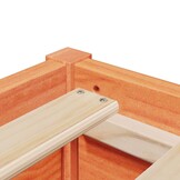 VidaXL Grenenhouten Bedframe - 90x200 cm - Wasbruin (48% Korting)