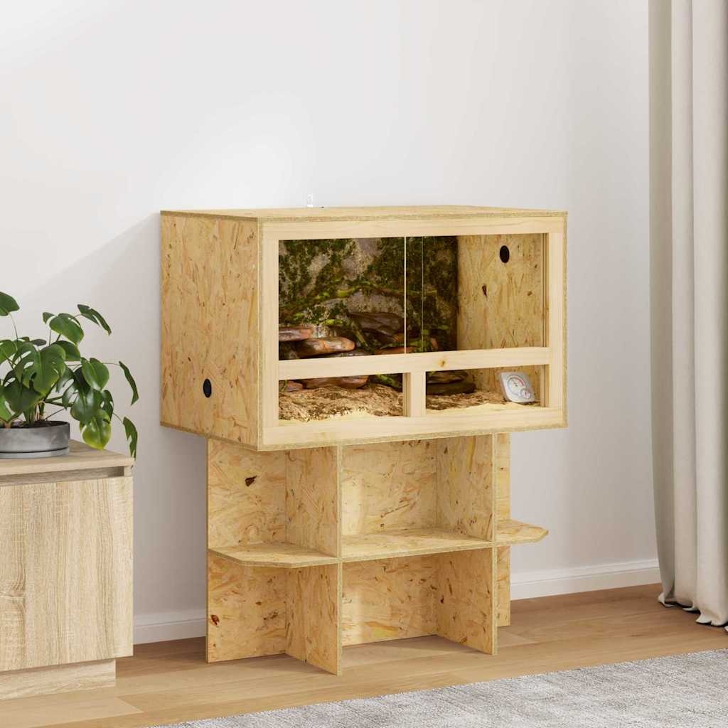 vidaXL Terrarium Basis Bruin (80x50x50 cm) - 74% Korting!