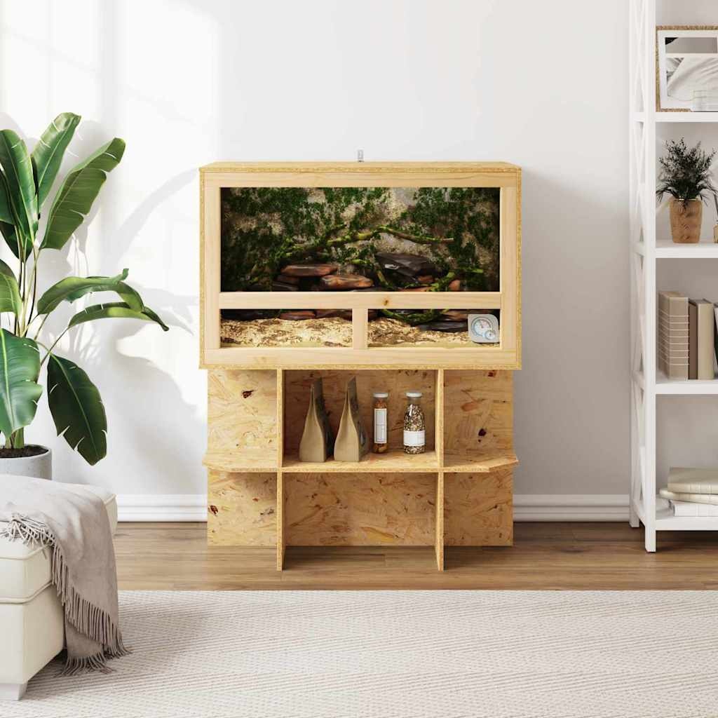 vidaXL Terrarium Basis Bruin (80x50x50 cm) - 74% Korting!