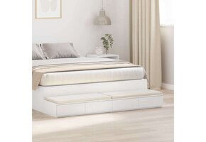 vidaXL Bedlades Wit - 60% Korting!