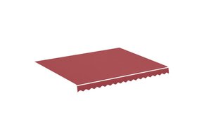 vidaXL Luifeldoek Vervanging Bordeauxrood 3x2,5m - 50% Korting!