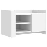 VidaXL Salontafel Wit 80x50x50 cm - 59% Korting
