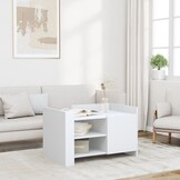 VidaXL Salontafel Wit 80x50x50 cm - 59% Korting