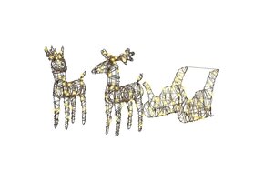 VidaXL Rendier & Slede Kerstdecoratie 63% Korting!