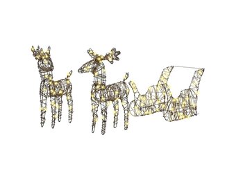 VidaXL Rendier & Slede Kerstdecoratie 63% Korting!