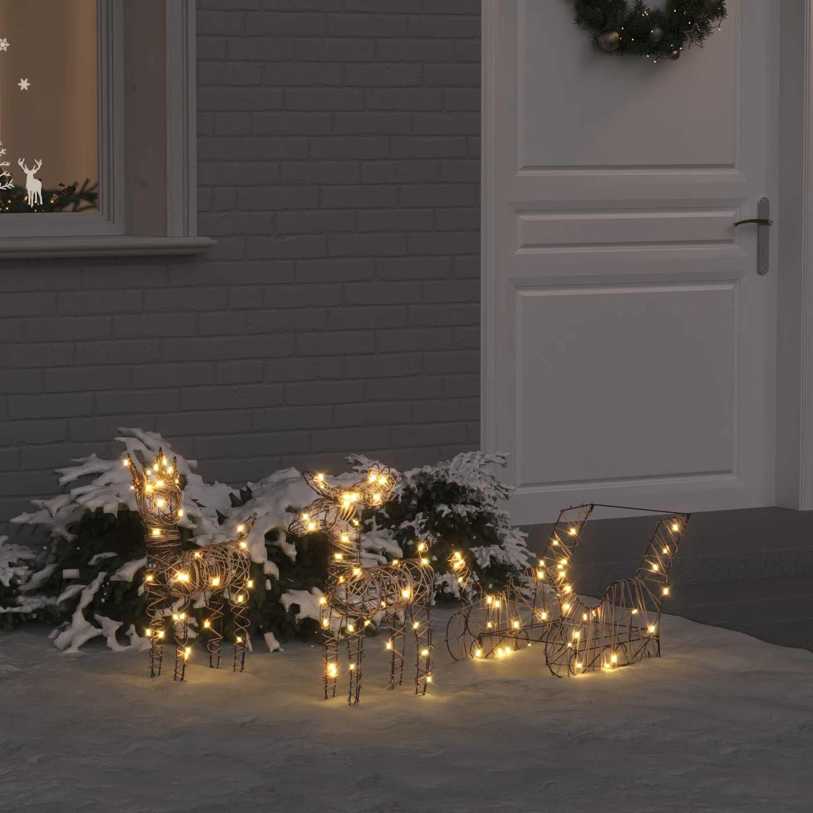 VidaXL Rendier & Slede Kerstdecoratie 63% Korting!