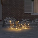 Geretourneerde Rendierslede met Warmwit Licht - 77% Korting