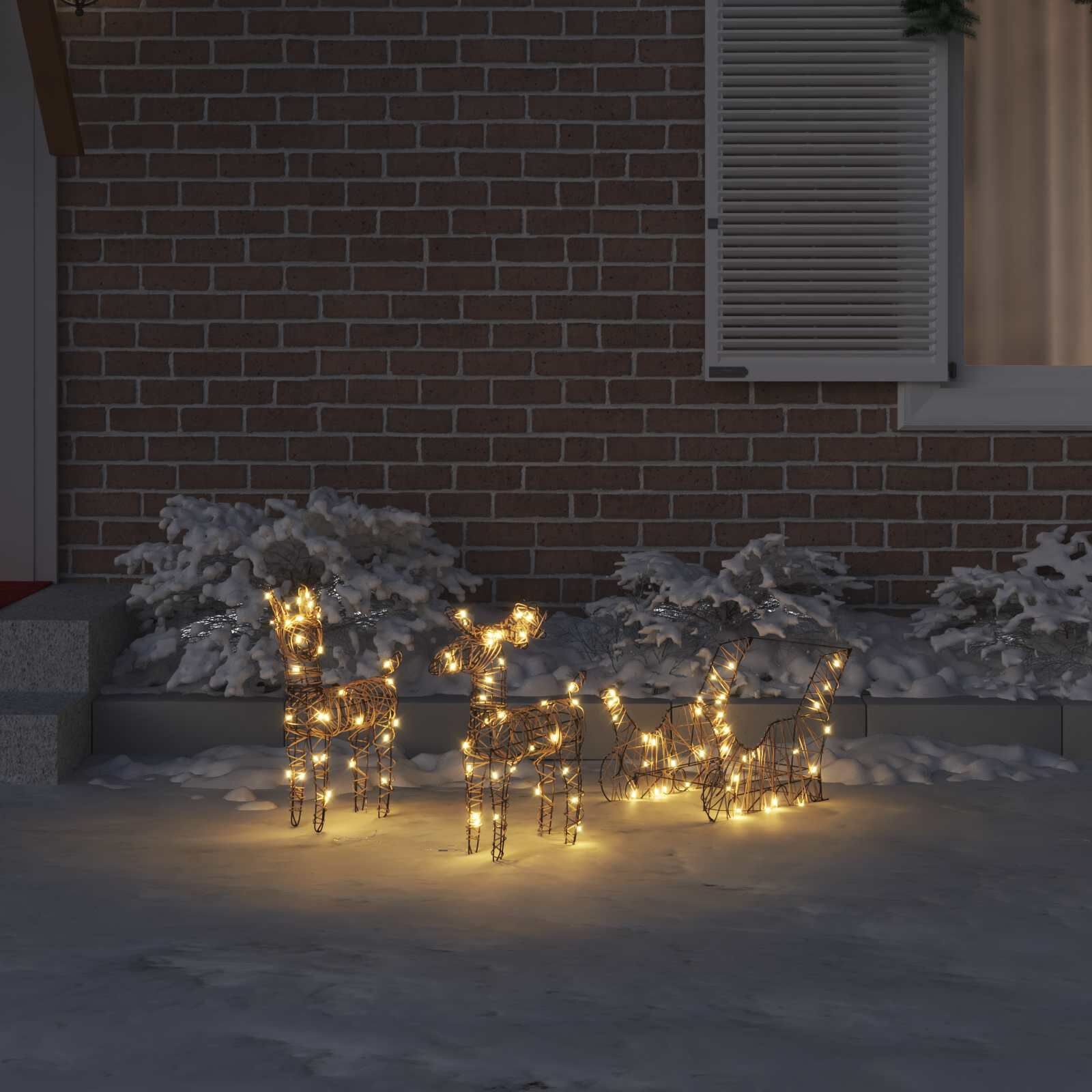 VidaXL Rendier & Slede Kerstdecoratie 63% Korting!