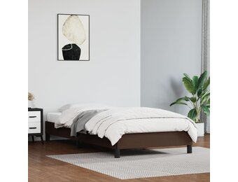 vidaXL Bruin Kunstleer Bedframe 100x200 cm - 60% Korting!