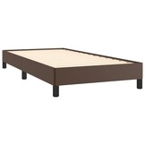 vidaXL Bruin Kunstleer Bedframe 100x200 cm - 60% Korting!