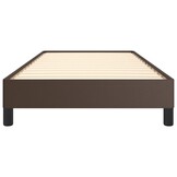 vidaXL Bruin Kunstleer Bedframe 100x200 cm - 60% Korting!