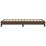 vidaXL Bruin Kunstleer Bedframe 100x200 cm - 60% Korting!