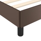 vidaXL Bruin Kunstleer Bedframe 100x200 cm - 60% Korting!