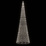 vidaXL LED-kerstboom vlaggenmast (500cm, 1534 LED) - 57% Korting!