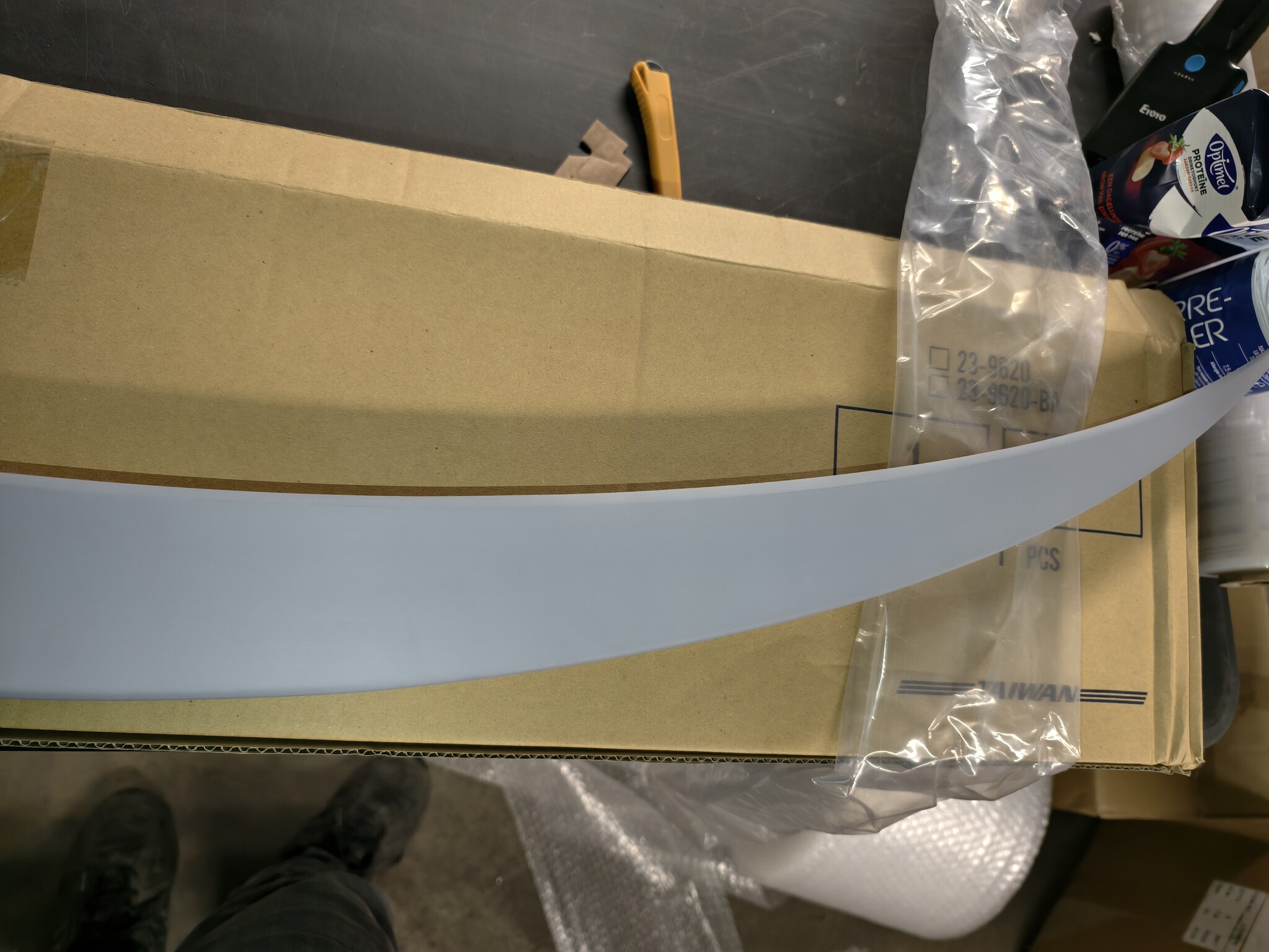 Dakspoiler Sportstijl ABS Primer Mercedes C-klasse W205 4-deurs 2014-2021